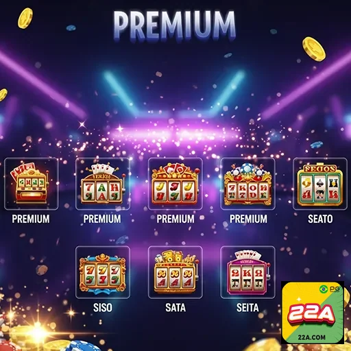 Imagem de jogos no site 22a, destacando variedade de jogos digitais para diversão e entretenimento.